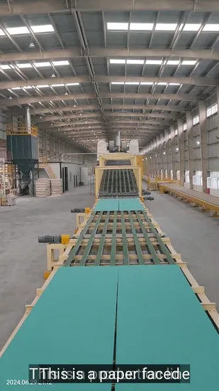Fortschrittliche Technologie Gipskarton Produktionslinie mit hoher