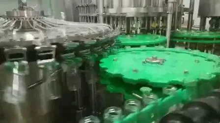 Automatische Getränkeabfüllmaschine, Glasflaschen-Wassersaft-Bier-Wein-Abfüllverpackungsmaschine