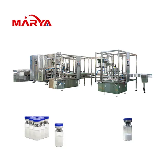 Shanghai Marya Vollautomatische Fläschchen-Pulverfüllmaschine für gefriergetrocknete Produkte mit Toc-Kontrolle